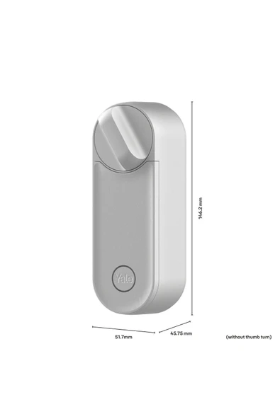 Yale Linus® Set - Akıllı Kilit L2 Gümüş Ve Ayarlanabilir Silindir - Resim 3