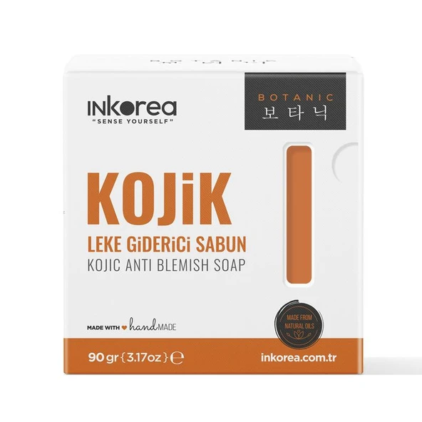 İnkorea Kojik Asitli Leke Karşıtı ve Cilt Tonu Eşitleyici Sabun / Kojic Acid Anti-Blemish Soap