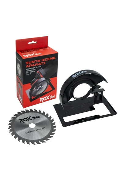 Rox Wood 0281 Avuç Taşlama Makinesi Sunta Kesme Aparatı 100 Mm - 1