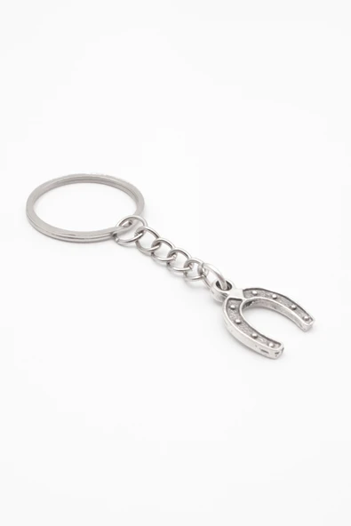 Şans Nalı Anahtarlık - Antik Gümüş Kaplama - Kadın Erkek - 2