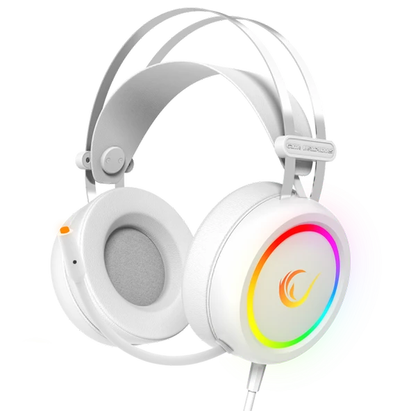RAMPAGE STORMY BEYAZ USB 7.1 SURROUND OYUNCU KULAKLIK + MİKROFON RAMPAGE