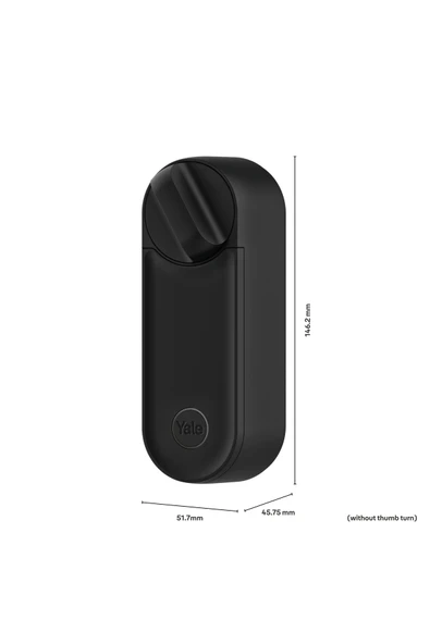 Yale Linus® Set - Akıllı Kilit L2 Siyah Ve Ayarlanabilir Silindir - Resim 3