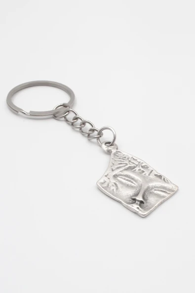 Yuyuyan Güzel Anahtarlık - Antik Gümüş Kaplama - Kadın Erkek - 2