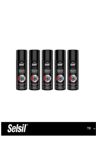 Selsil Fren Balata Temizleme Spreyi 500 Ml 5 Adet - 1