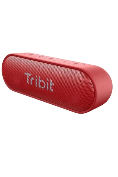 Tribit XSound Go 2x8W 24 Saat Oynatma Süresi IPX7 Su Geçirmez Taşınabilir TWS Bluetooth Hoparlör Kırmızı