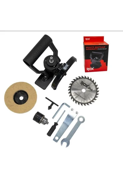 Rox 0284 Taşlama Makinesine Dönüştürücü Multi Matkap Aparat 90 - 1