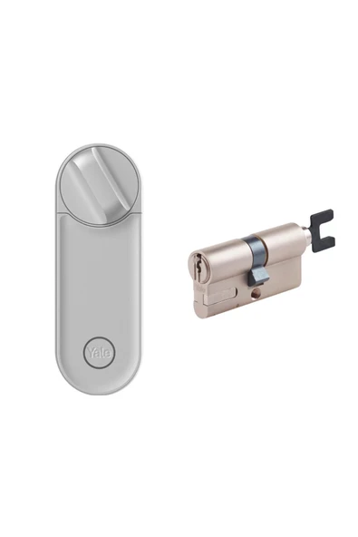 Yale Linus® Set - Akıllı Kilit L2 Gümüş Ve Ayarlanabilir Silindir ürün görseli 1