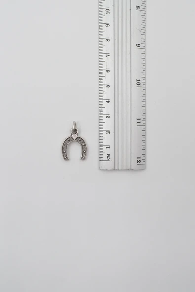 Şans Nalı Anahtarlık - Antik Gümüş Kaplama - Kadın Erkek - 4