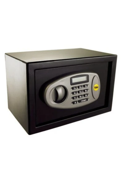 Yale Dayanıklı Lcd Ekranlı Ev Tipi Gizli Kilitli Metal Kasa Küçük Boy Şifreli Çelik Para Kasası ürün görseli 1