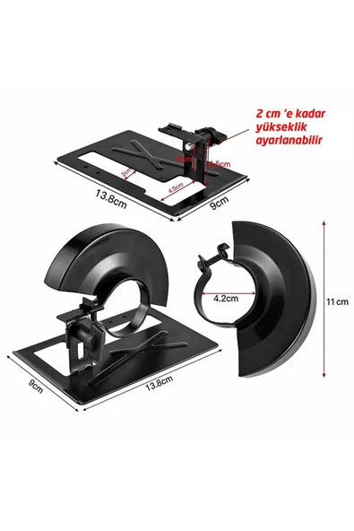 Rox Wood 0281 Avuç Taşlama Makinesi Sunta Kesme Aparatı 100 Mm - 6