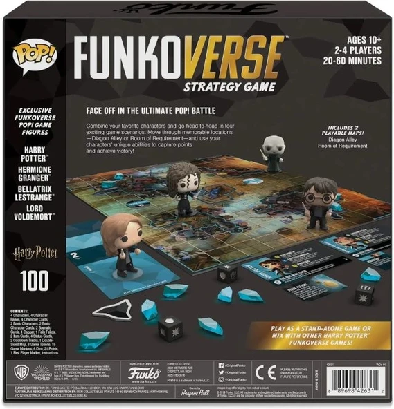 Games Funko Harry Potter 100 Funkoverse Figürü (4 Character Pack) - Resim 4