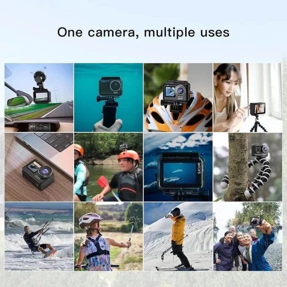 SJCAM SJ11 Aktif HDR Yükseltilmiş 4K30FPS WiFi Aksiyon Kameraları - Resim 6