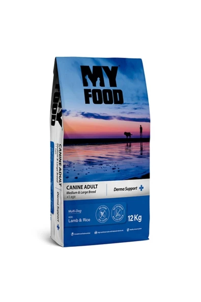 MY FOOD  Kuzulu  Yetişkin  Köpek Maması Derma Support 12 kg ürün görseli