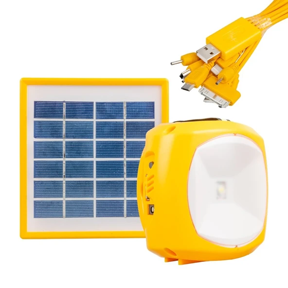 Powermaster PM-33399 Şarjlı Solar Aydınlatma Seti Tek Panelli ürün görseli