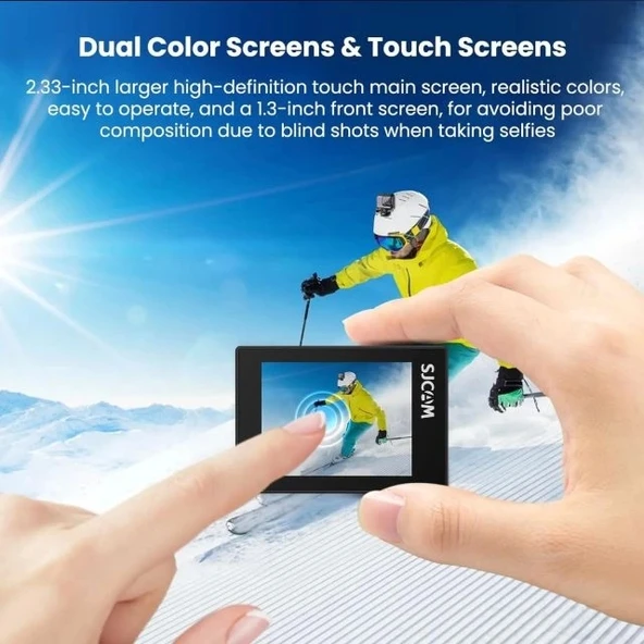 SJCAM SJ11 Aktif HDR Yükseltilmiş 4K30FPS WiFi Aksiyon Kameraları - Resim 8