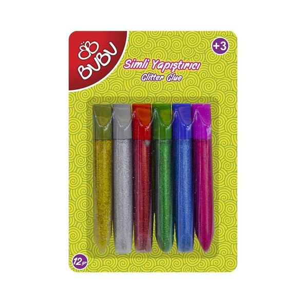 Bubu Simli Yapıştırıcı 12 Gr 6'Lı Blistercard -SY0009
