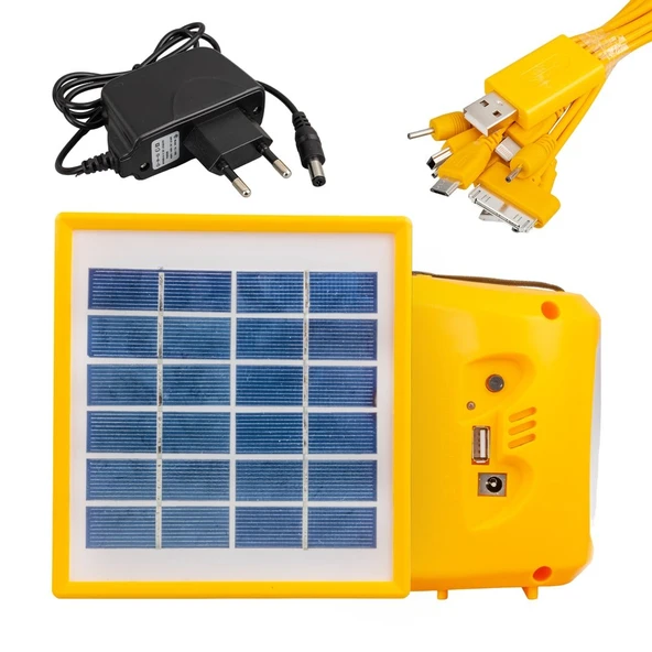 Powermaster PM-33399 Şarjlı Solar Aydınlatma Seti Tek Panelli - Resim 4