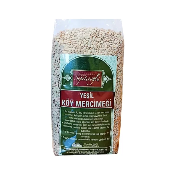 Yeşil Köy Mercimeği 1000G