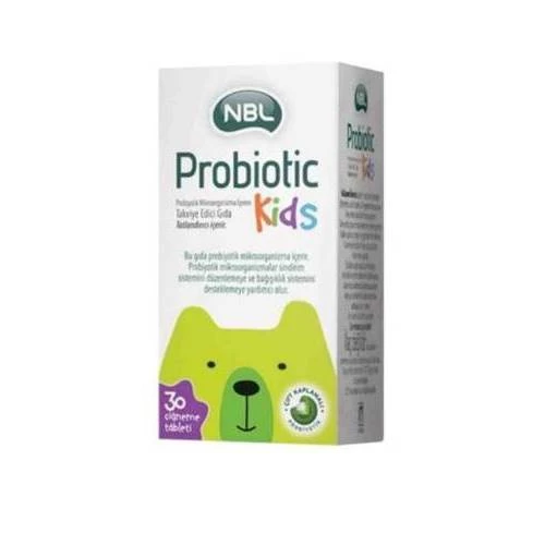 NBL Probiotic Kids 30 Çiğneme Tableti