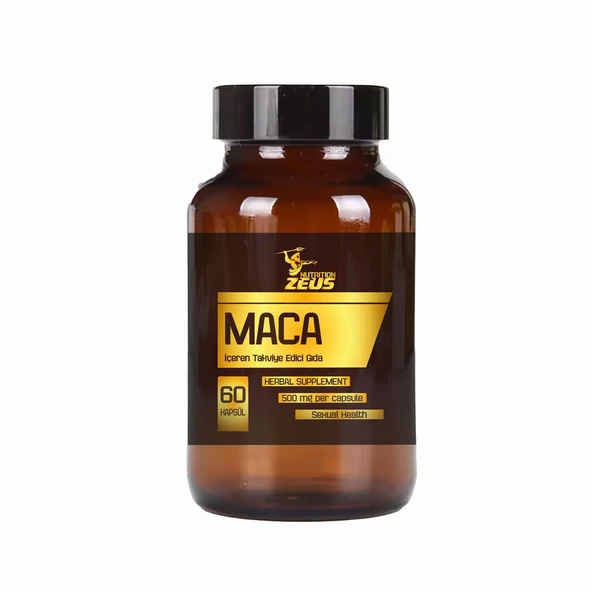 Zeus Nutrition Maca 500mg (Sexual Health) 60 Capsules