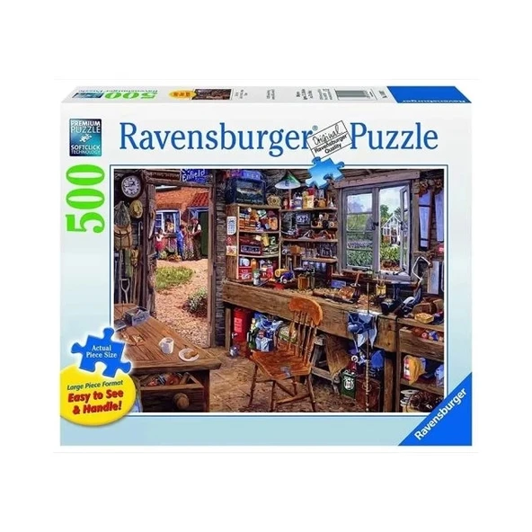 Ravensburger Babamın Kulübesi - 500 Parça Geniş Format Yapboz ürün görseli