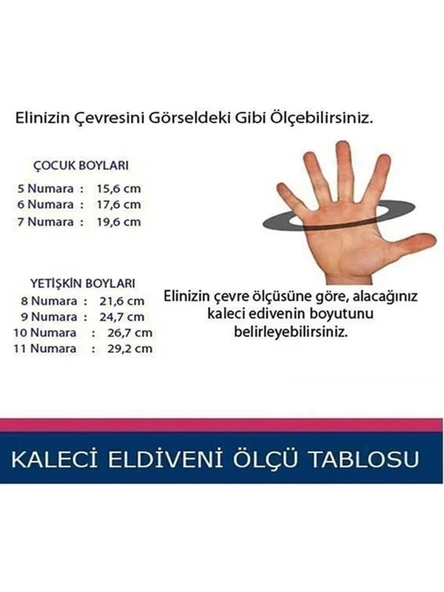TRYON Kıdz-20.104 Kidz Çocuk Kaleci Eldiven - 3