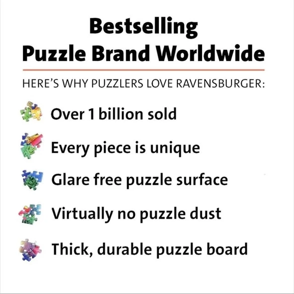 Ravensburger 500 Parça Puzzle - 17459 - - Resim 6