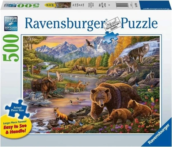 Ravensburger Wilderness 500 Parça Büyük Yapboz - 16790 ürün görseli