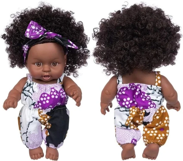 Ecore Fun 2 Adet Bebek Afrika Yıkanabilir Gerçekçi Silikon Bebekler - 2