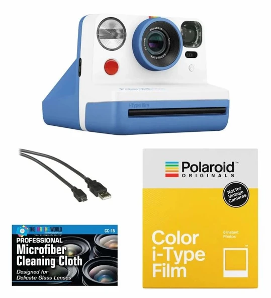 Polaroid Now Anında Film Kamerası + Film + Bez ürün görseli