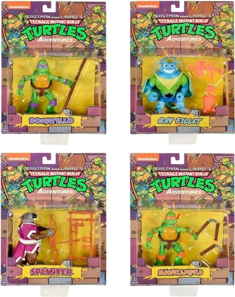 Playmates Toys  Mutant Ninja Turtles: Koleksiyonluk Seri 2 Figürü - 3