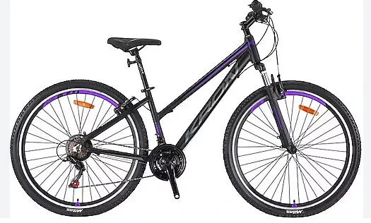 XC 75 - 26  MTB Lady - 14' - 21 Vites - V.B - Mat Siyah-Mor/Bej ürün görseli