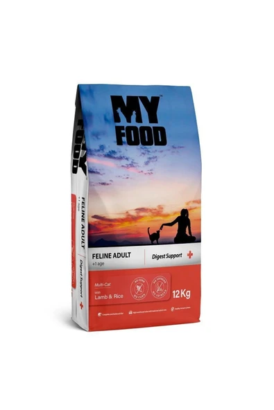 MY FOOD  Kuzulu  Yetişkin Kedi Maması Digest Support 12 Kg