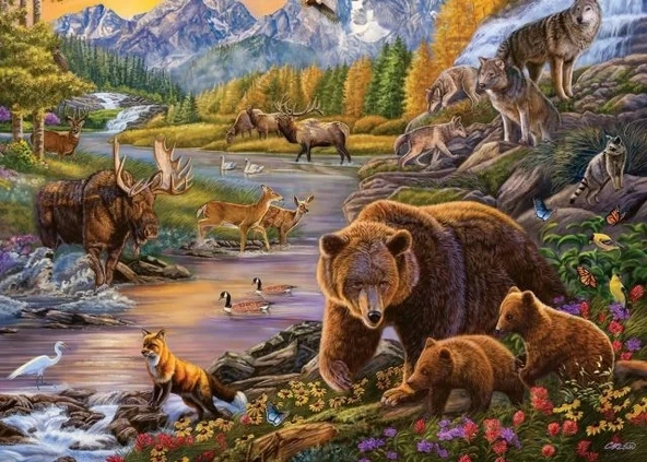 Ravensburger Wilderness 500 Parça Büyük Yapboz - 16790 - Resim 2
