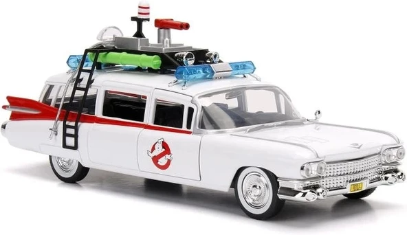 Jada Toys Hollywood Rides: Hayalet Avcıları ECTO-1 Model Araba - 8