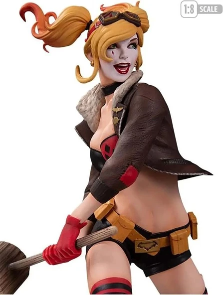 Mcfarlane DC Bomba Kabukları - Harley Quinn DLX V2 Reçine Heykeli - 2