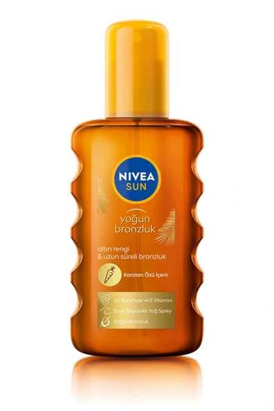 Nivea Sun SPF 6 Karoten Özlü Yoğun Bronzlaştırıcı Güneş Yağı Sprey – 200 ml ürün görseli