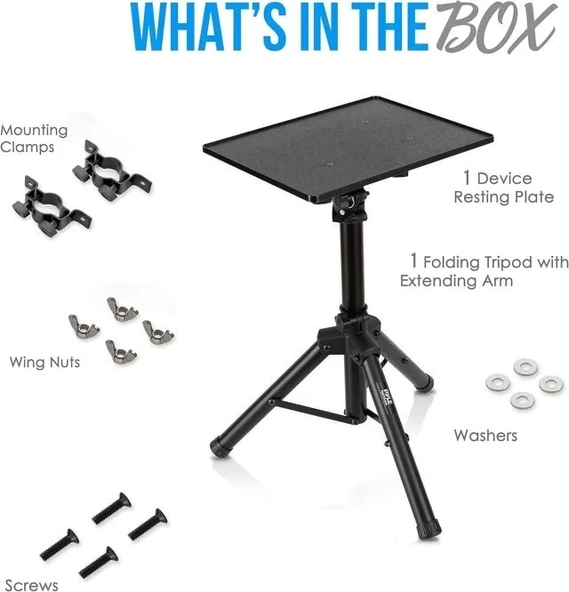 Pyle Yüksekliği ve Açısı Ayarlanabilir Evrensel Projektör Standı - 7