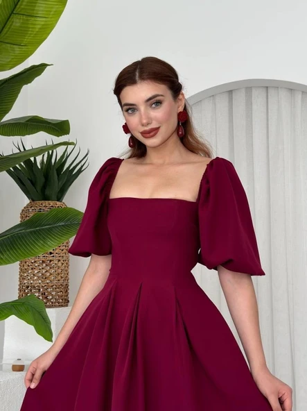 Jama Midi Boy Elbise - Resim 5