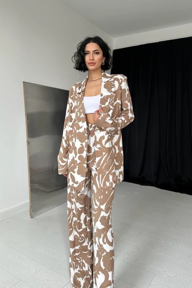 Vizon Ceket Ve Pantolon Takım - Resim 3