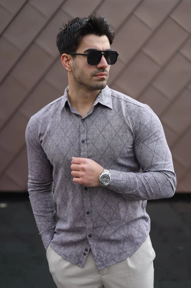 Erkek şamre Kumaş Gömlek ürün görseli