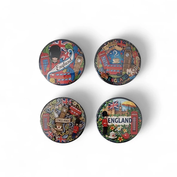 İngiltere Magnet Set 2 - 4'lü Buzdolabı Magnet England ürün görseli