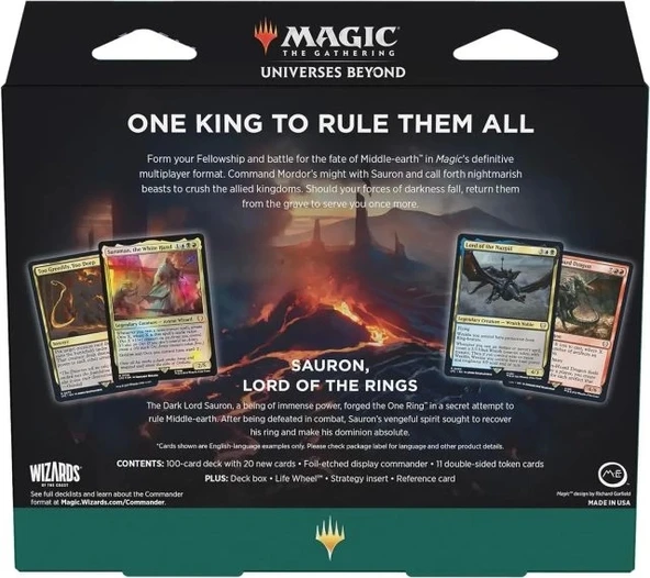 Magic: The Gathering Yüzüklerin Efendisi: Orta Dünya Masalları Komutan Güvertesi - Resim 6