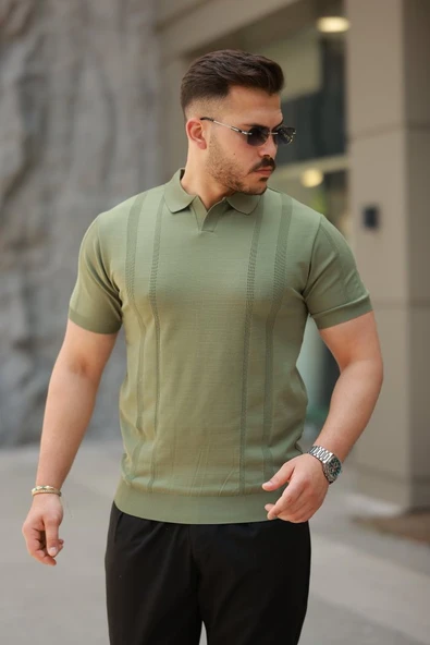 Erkek Hemşire Yaka Kısa Kollu Tişört ürün görseli