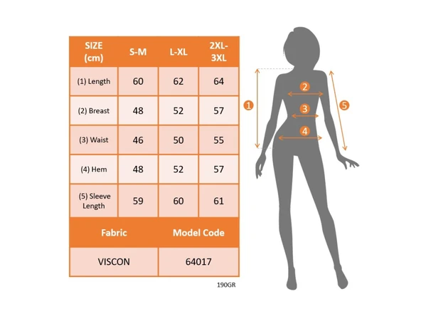 Kadın Uzun Kollu Bisiklet Yaka Kalp Desenli Viskon Bluz - Resim 8
