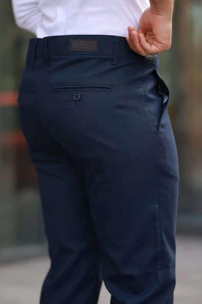 Erkek Dokuma Kumaş Pantolon - Resim 3