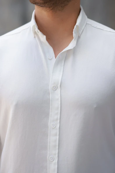 Erkek Uzun Kollu Gömlek - Resim 3