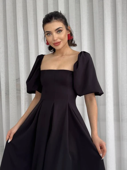 Benjamin Çan Etekli Midi Boy Elbise ürün görseli