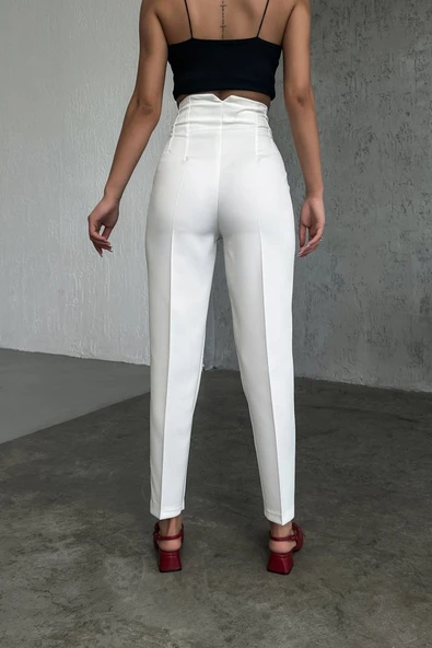 Yüksek Bel Pensli̇ Pantolon - Resim 2