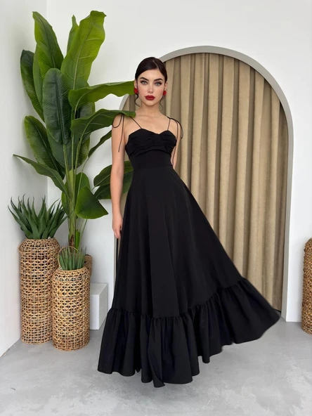 Elia İp Askılı Elbise - Resim 4